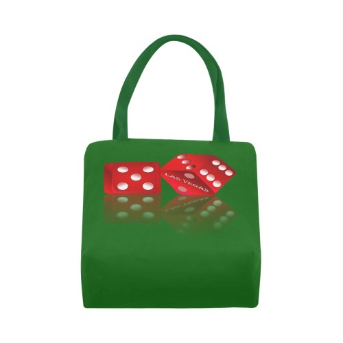 Las Vegas Craps Dice Canvas Tote Bag (Model 1657)