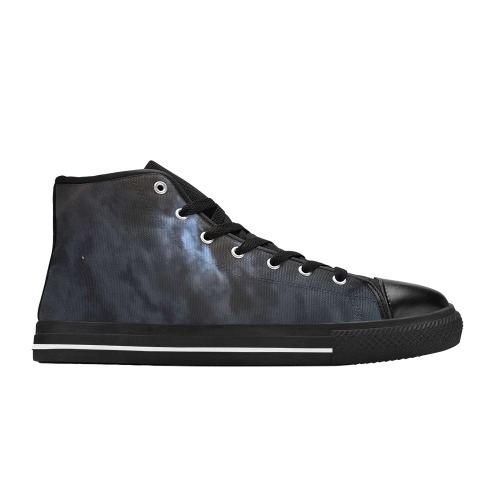 Mystic Moon Collection Women's Classic High Top Canvas Shoes (Model 017)