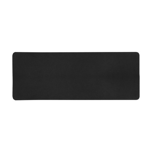 Plain Black Gaming Mousepad (31"x12")