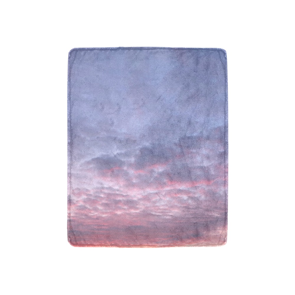 Morning Purple Sunrise Collection Ultra-Soft Micro Fleece Blanket 30''x40''