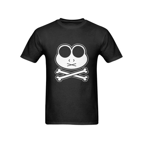 Frog Cross Bone Men's T-Shirt in USA Size (Front Printing Only)