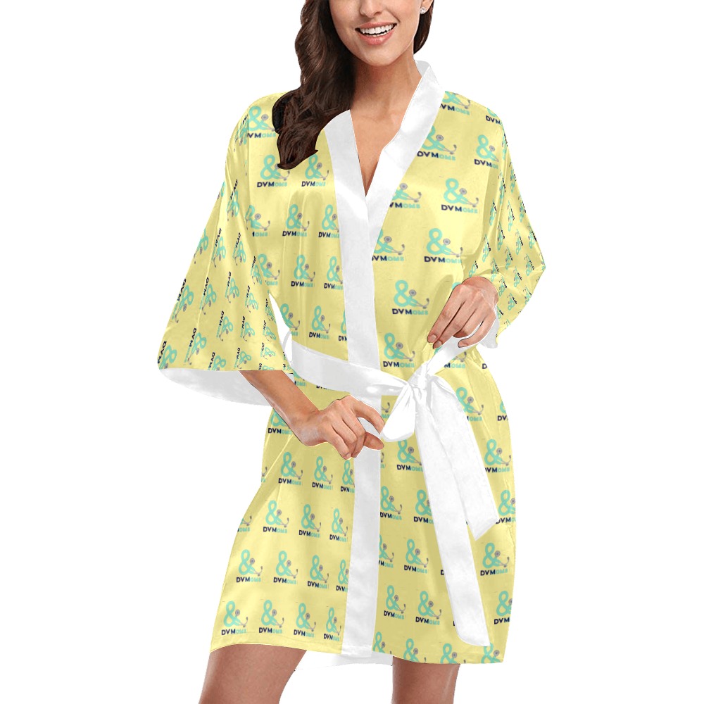 Robe yellow Kimono Robe