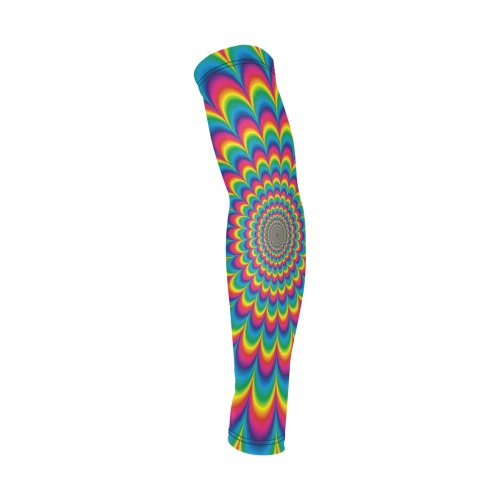 Crazy Psychedelic Flower Power Hippie Mandala Arm Sleeves (Set of Two)