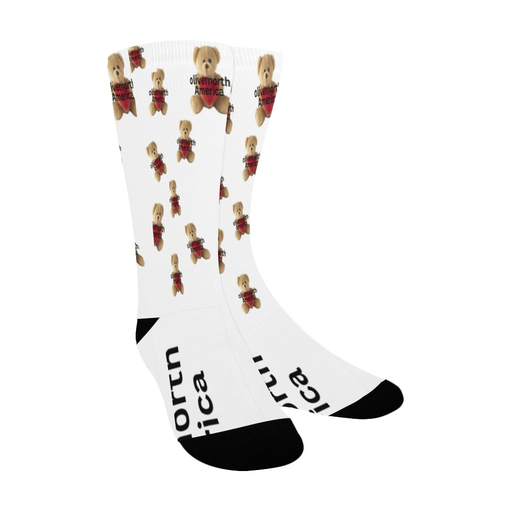 Teddy Bear Custom Socks for Women