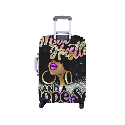madhustledopesoul black luggage small Luggage Cover/Small 18"-21"