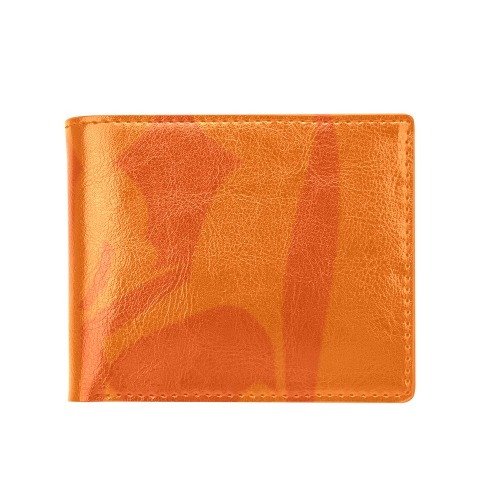 StarWarsUniverse Logo - Yenne (Tawny) D54200 Persimmon DE5C00 Bifold Wallet with Coin Pocket (Model 1706)