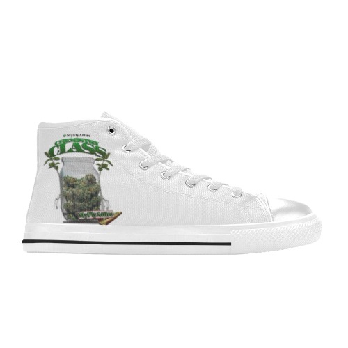 Chemistry Class Collectable Fly Women's Classic High Top Canvas Shoes (Model 017)