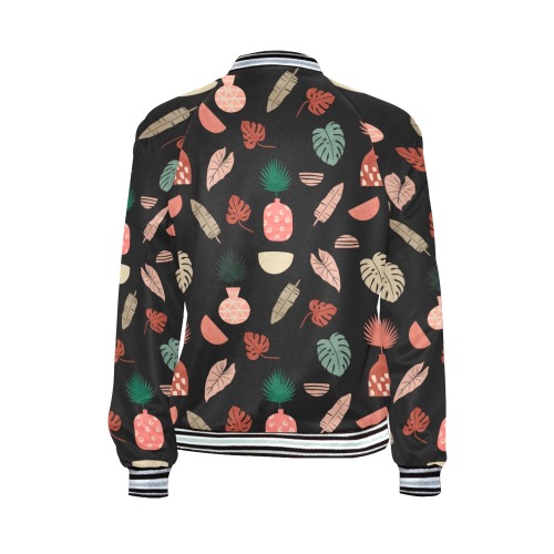 Simple nature in vases 2 All Over Print Bomber Jacket for Women (Model H21)