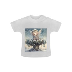 Little Christmas Angel Baby Classic T-Shirt (Model T30)