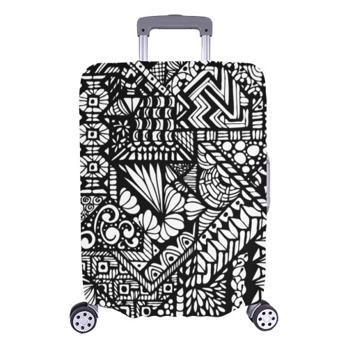 Down the Rabbit Hole Luggage Cover/Large 26"-28"