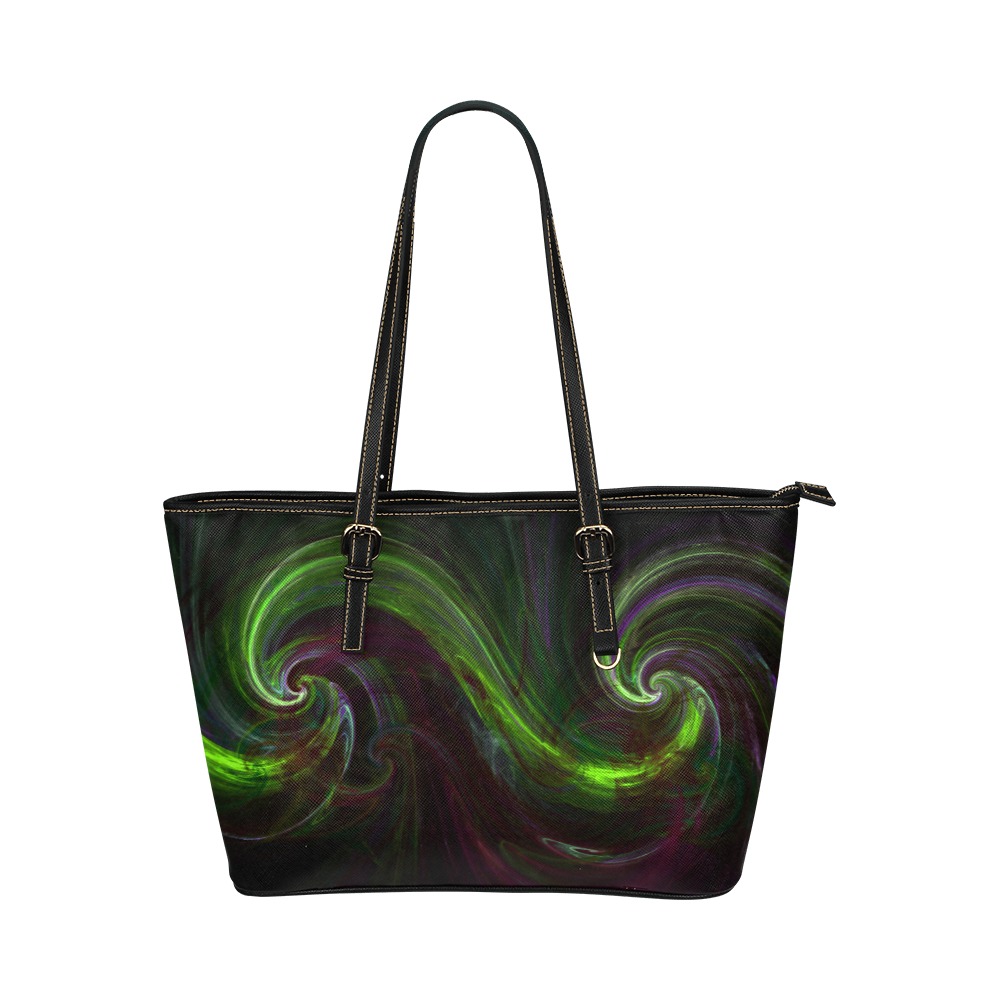underyourspell Leather Tote Bag/Small (Model 1651)
