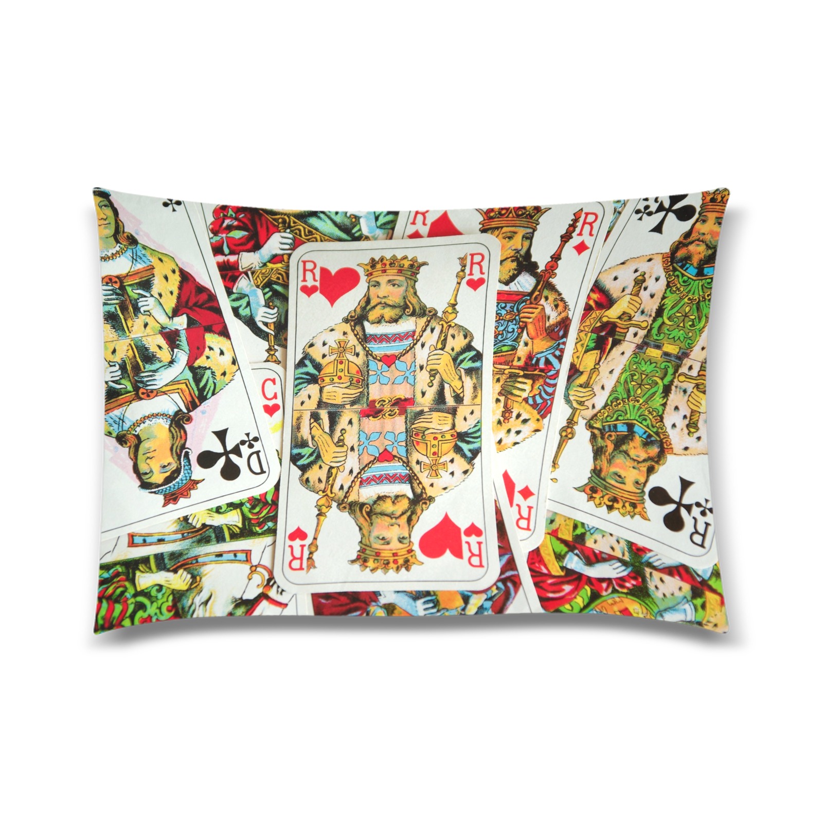 KINGS Custom Zippered Pillow Case 20"x30" (one side)