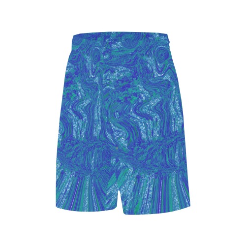 ocean storms All Over Print Basketball Shorts