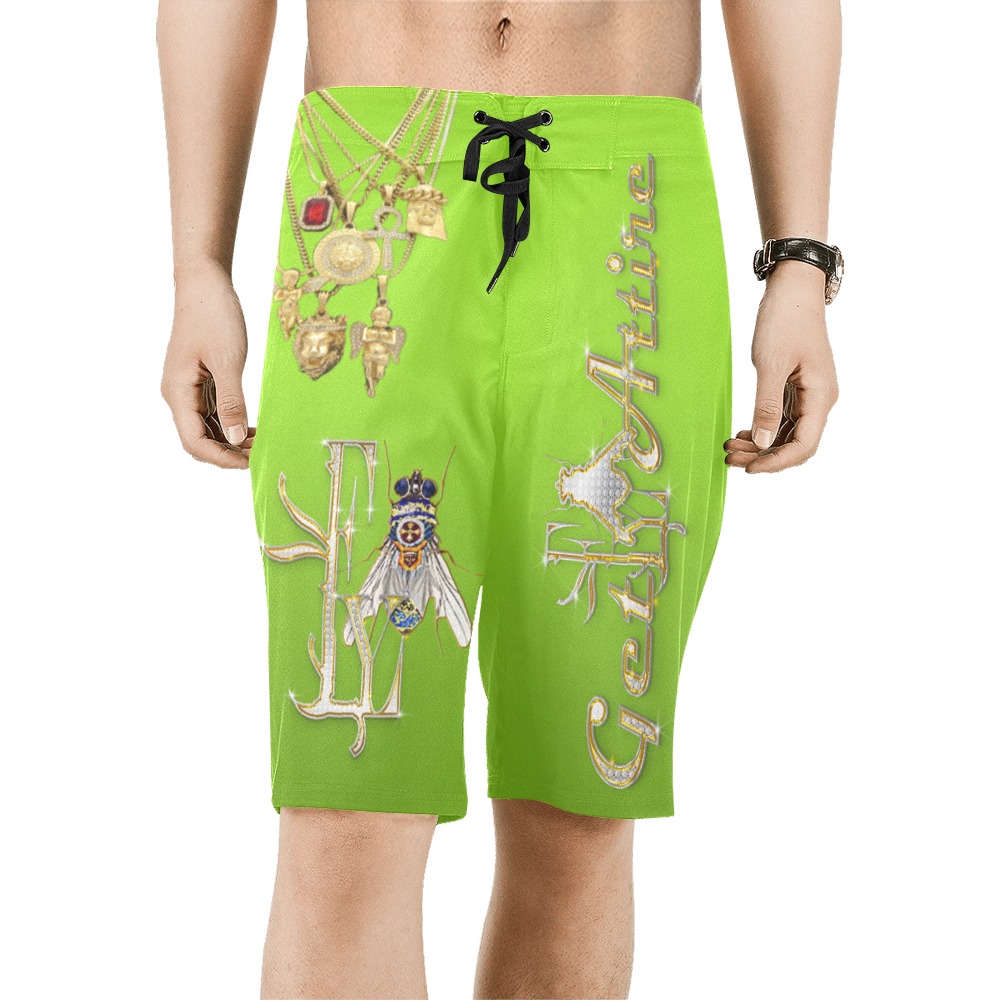 Bling Collectable Fly Men's All Over Print Board Shorts (Model L16)