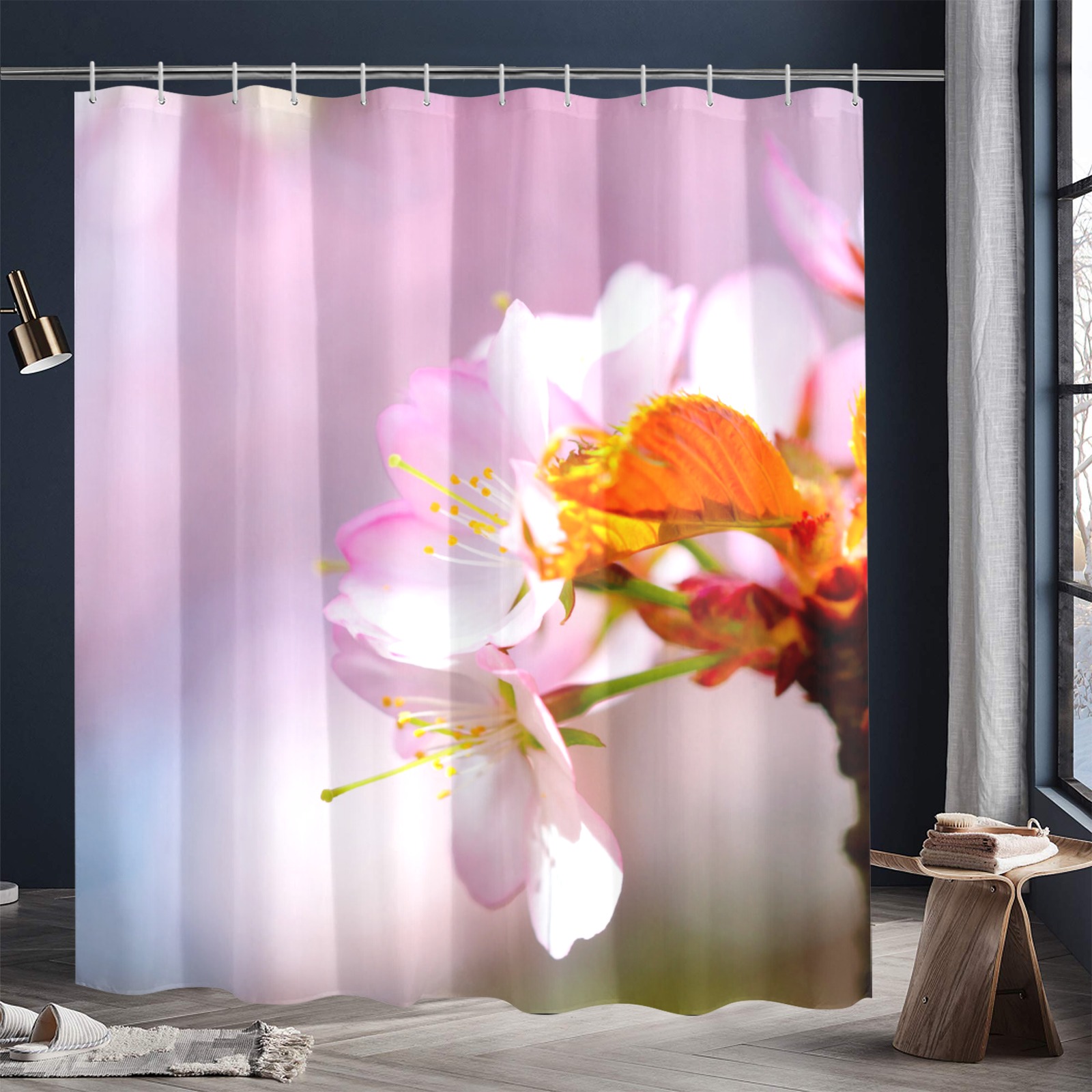 Sakura cherry blossom. The symbol of youth, beauty Shower Curtain 72"x84"