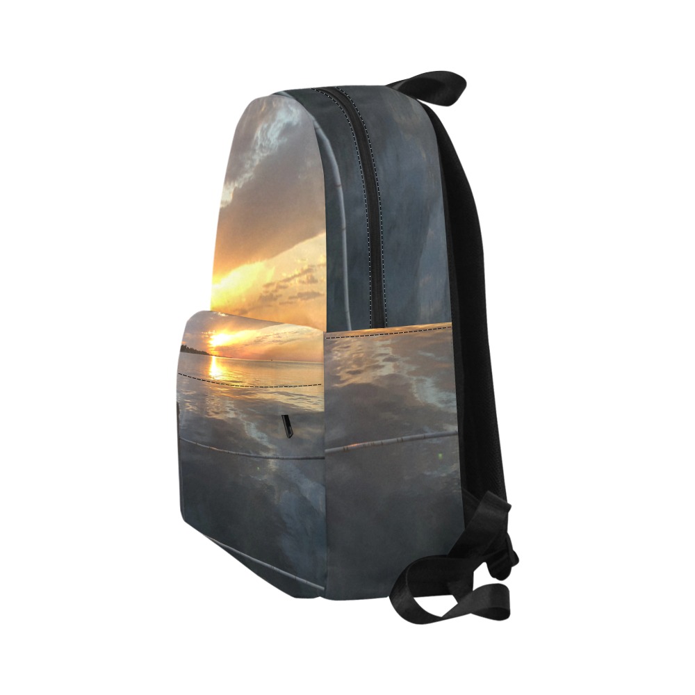 Pier Sunset Collection Unisex Classic Backpack (Model 1673)