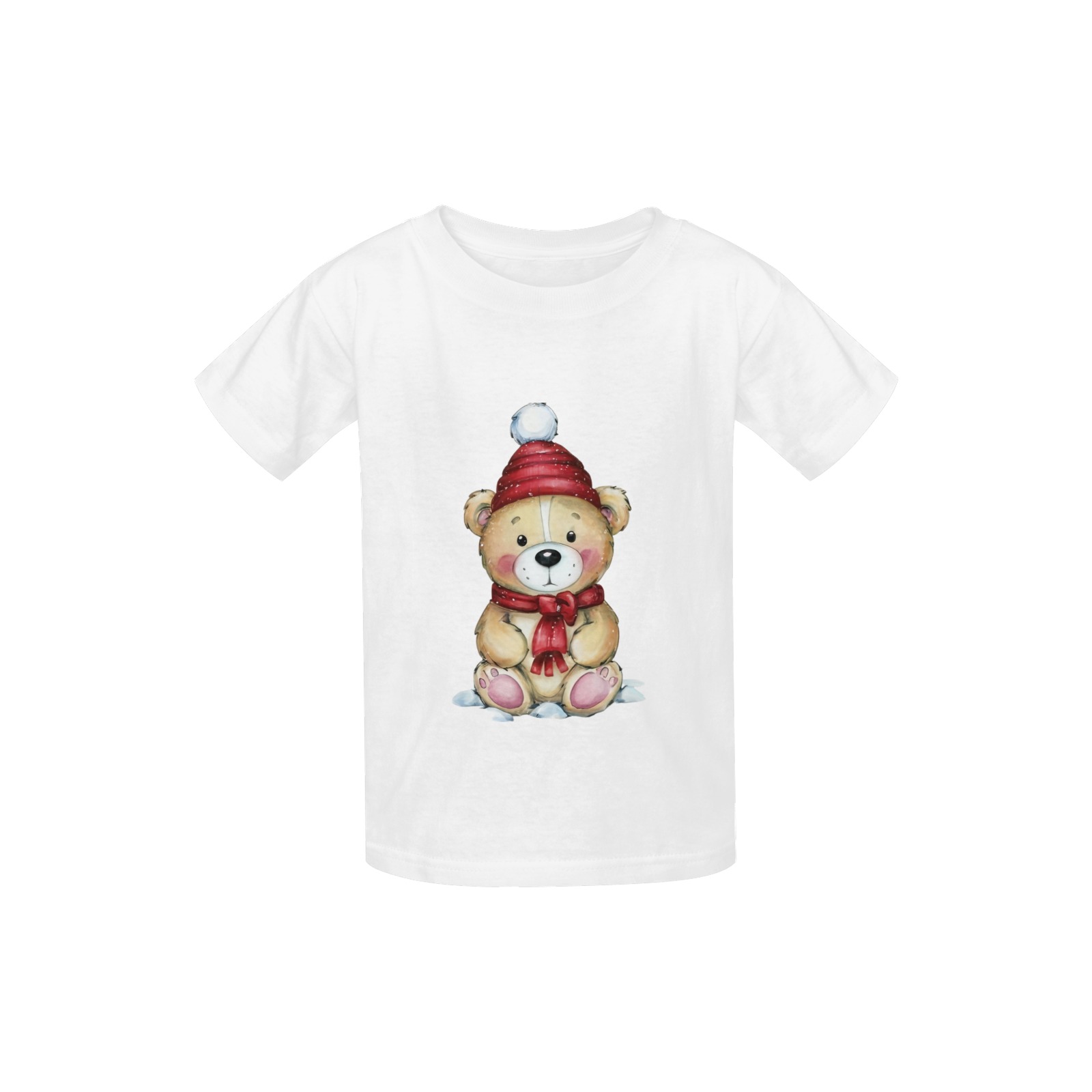 Christmas bear Kid's  Classic T-shirt (Model T22)