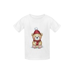 Christmas bear Kid's  Classic T-shirt (Model T22)