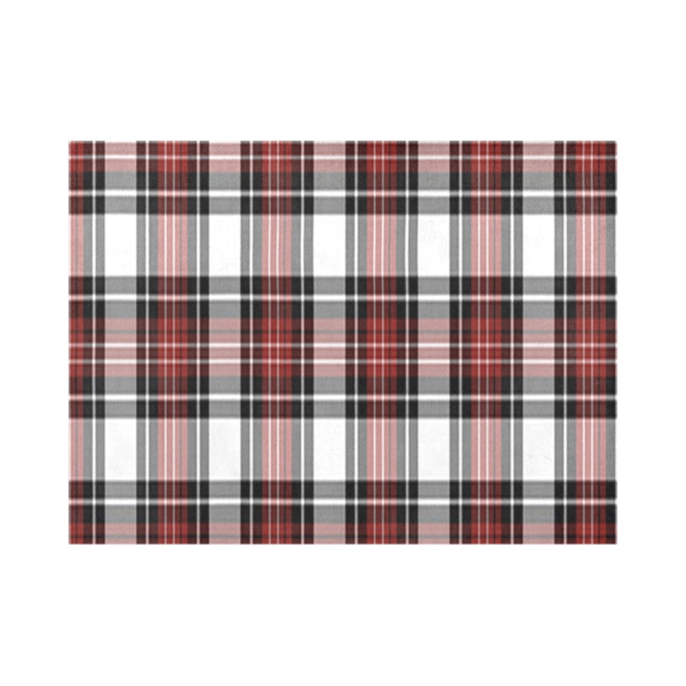 Red Black Plaid Placemat 14’’ x 19’’ (Set of 6)