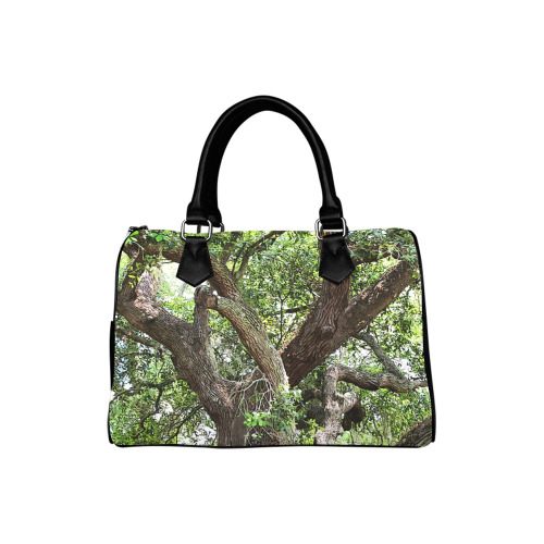 Oak Tree In The Park 7659 Stinson Park Jacksonville Florida Boston Handbag (Model 1621)