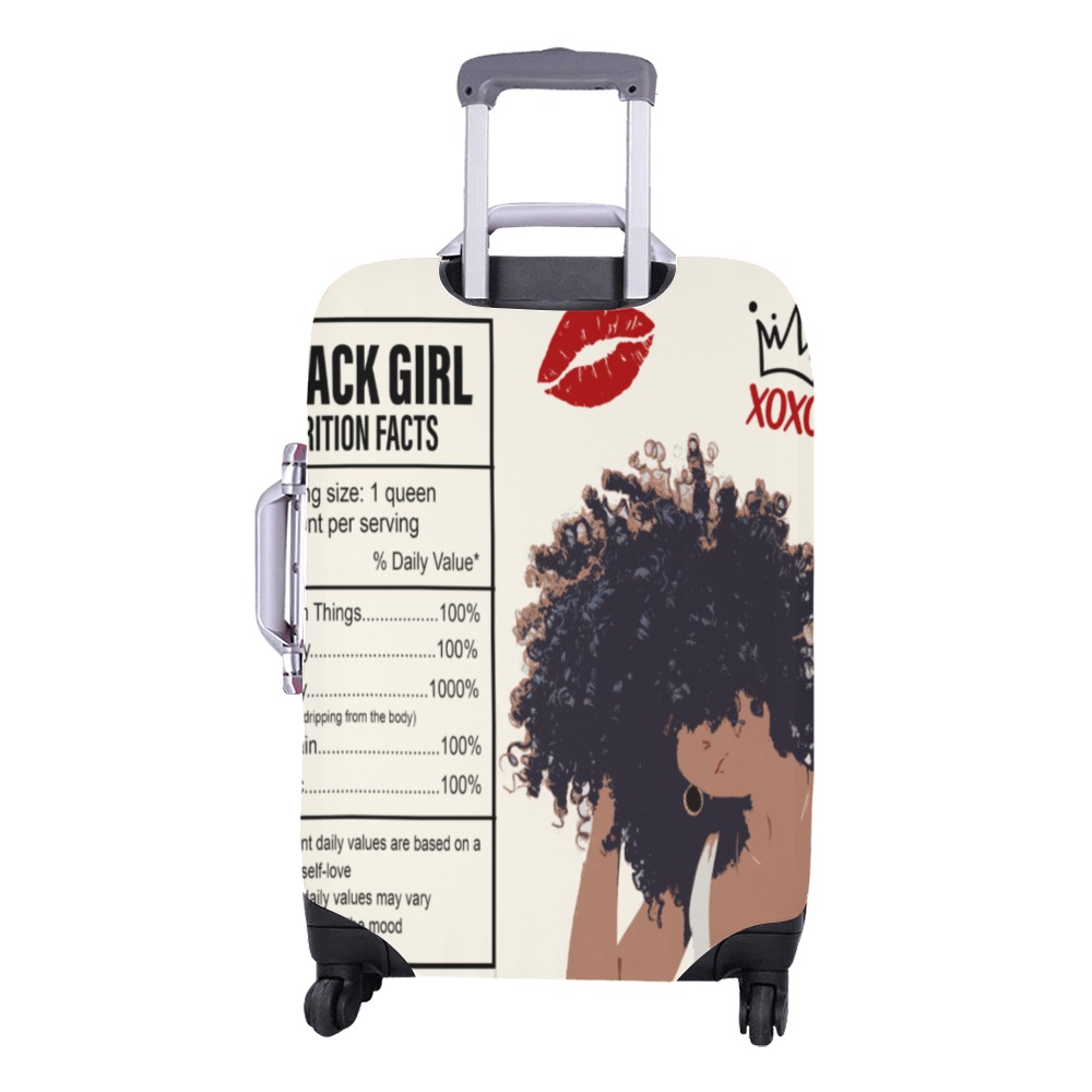 BLACK GIRL MEDIUM Luggage Cover/Medium 22"-25"