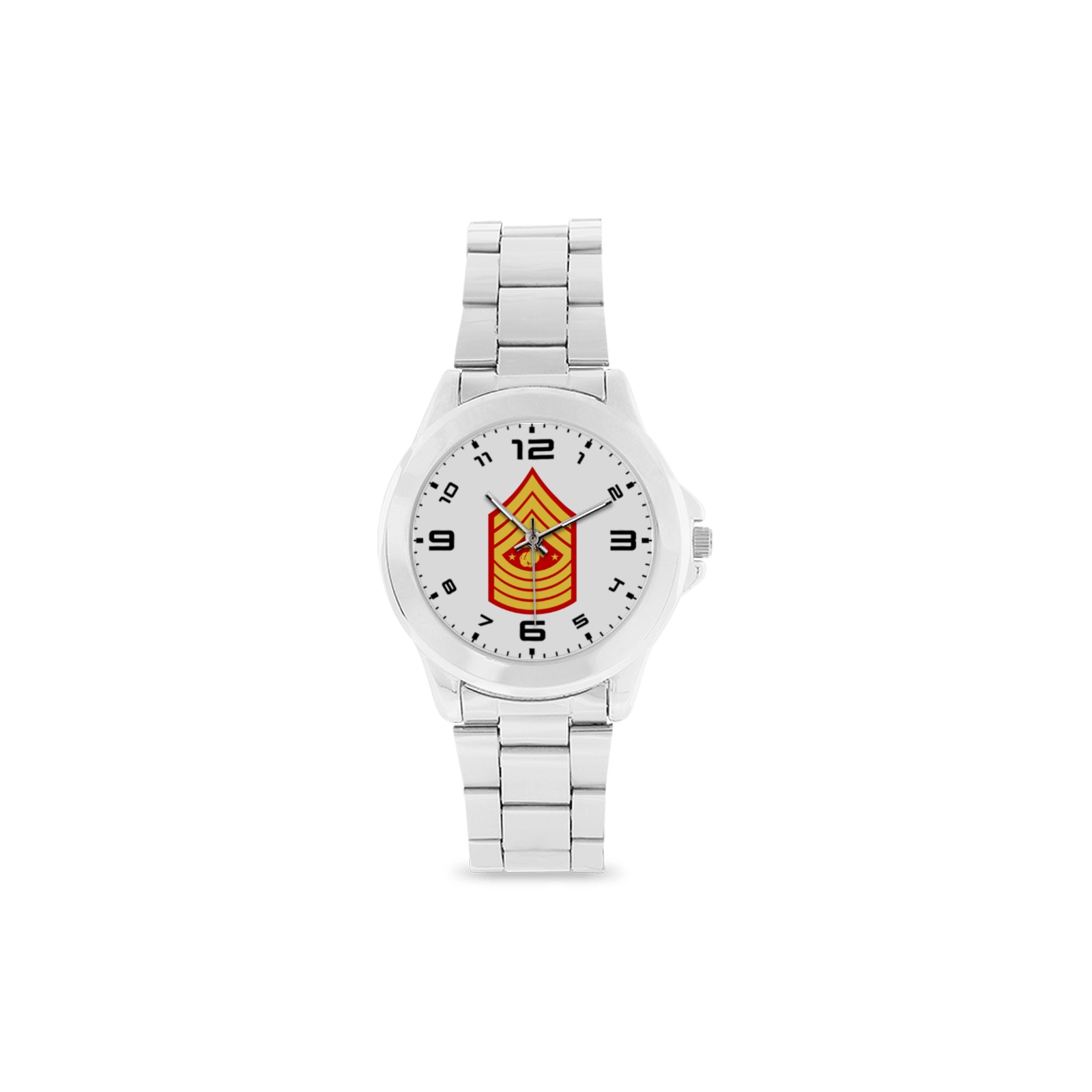 Sergeant Major Of The Marine Corps Unisex Stainless Steel Watch(Model 103)