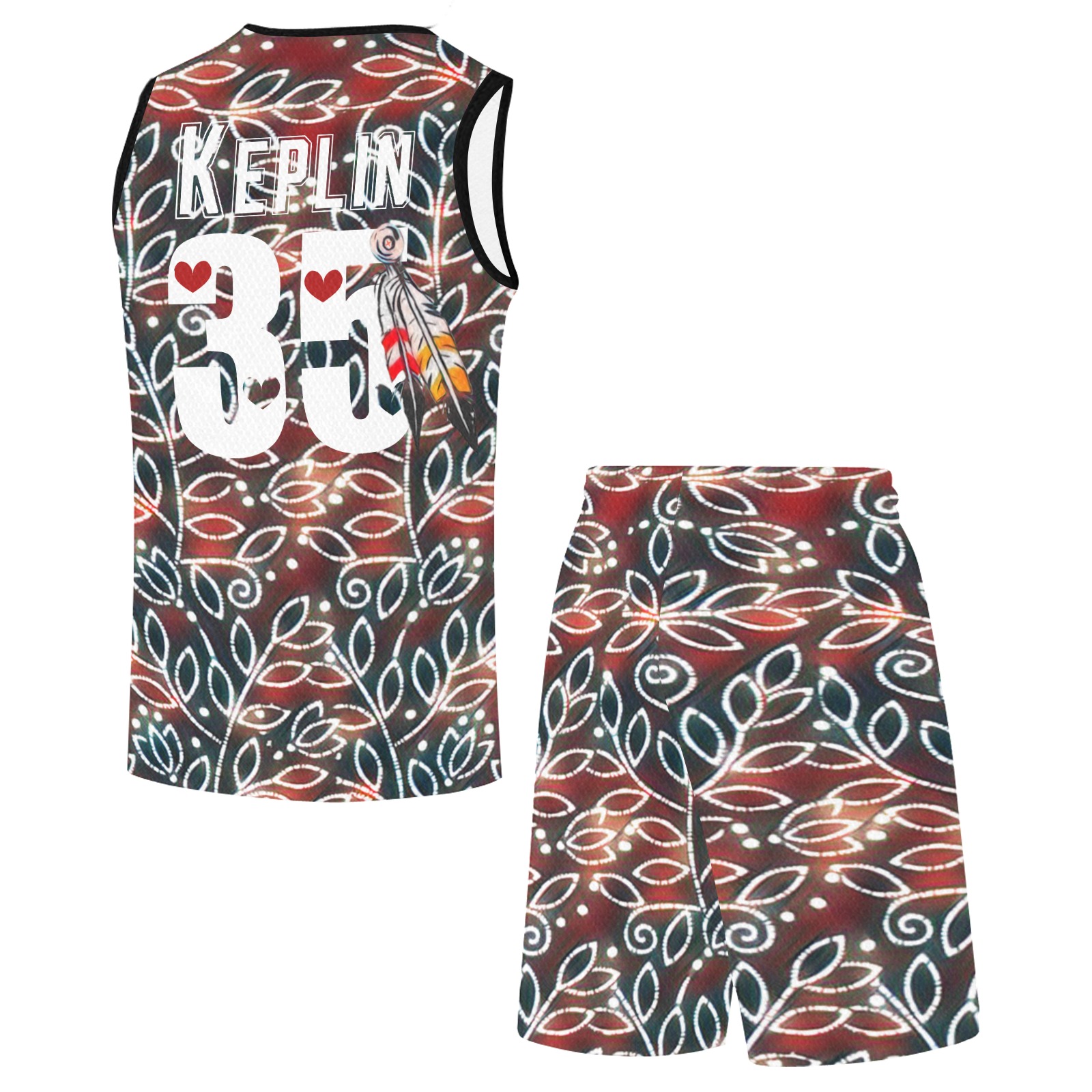 Keplin 35 All Over Print Basketball Uniform