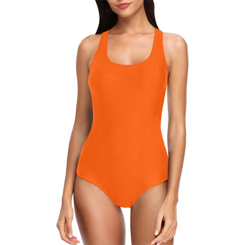 ORANGE Vest One Piece Swimsuit (Model S04)