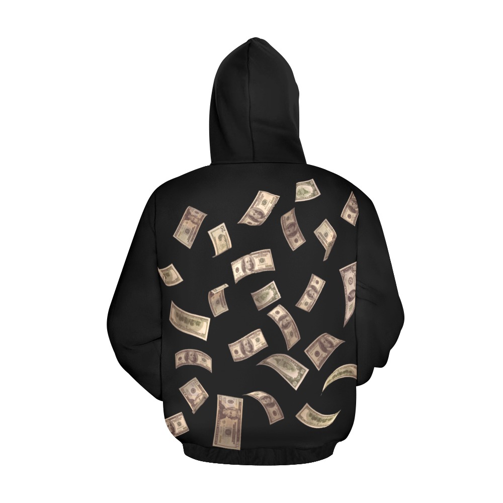 CASH Hoodie All Over Print Hoodie for Men (USA Size) (Model H13)
