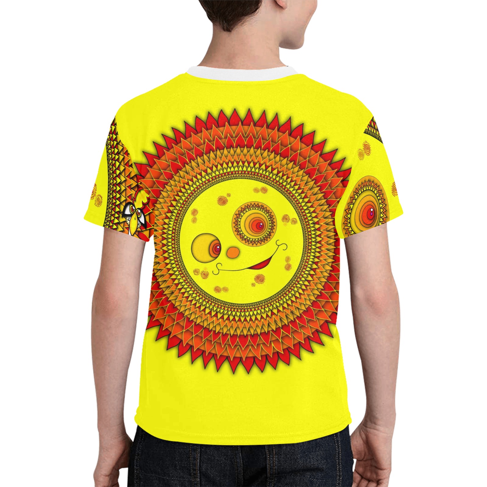 ITEM 20 - T-SHIRT - SUN OF JUNGLEBIRDY Kids' All Over Print T-shirt (Model T65)