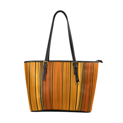 Butterfly Colors Leather Tote Bag/Large (Model 1640)