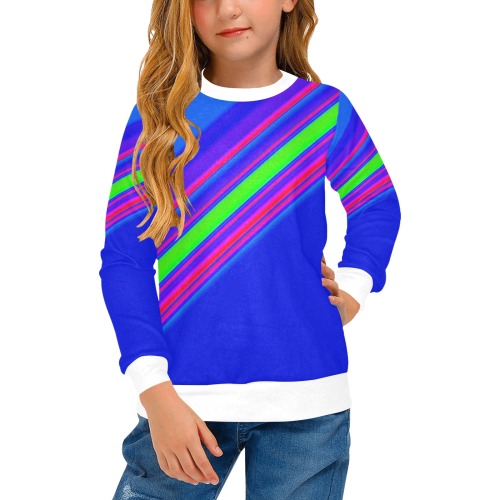 bmprg Girls' All Over Print Crew Neck Sweater (Model H49)