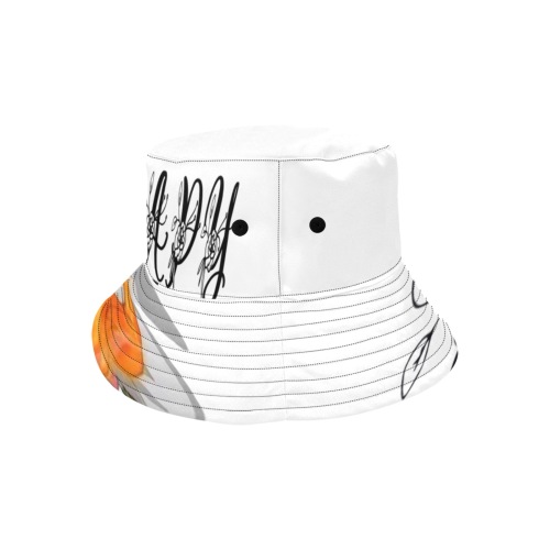 Aromatherapy Apparel Graphic Bucket hat White Unisex Summer Bucket Hat