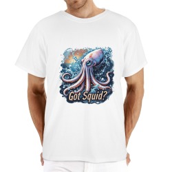 Got Squid? Men's Heavy Cotton T-Shirt (One Side Printing)
