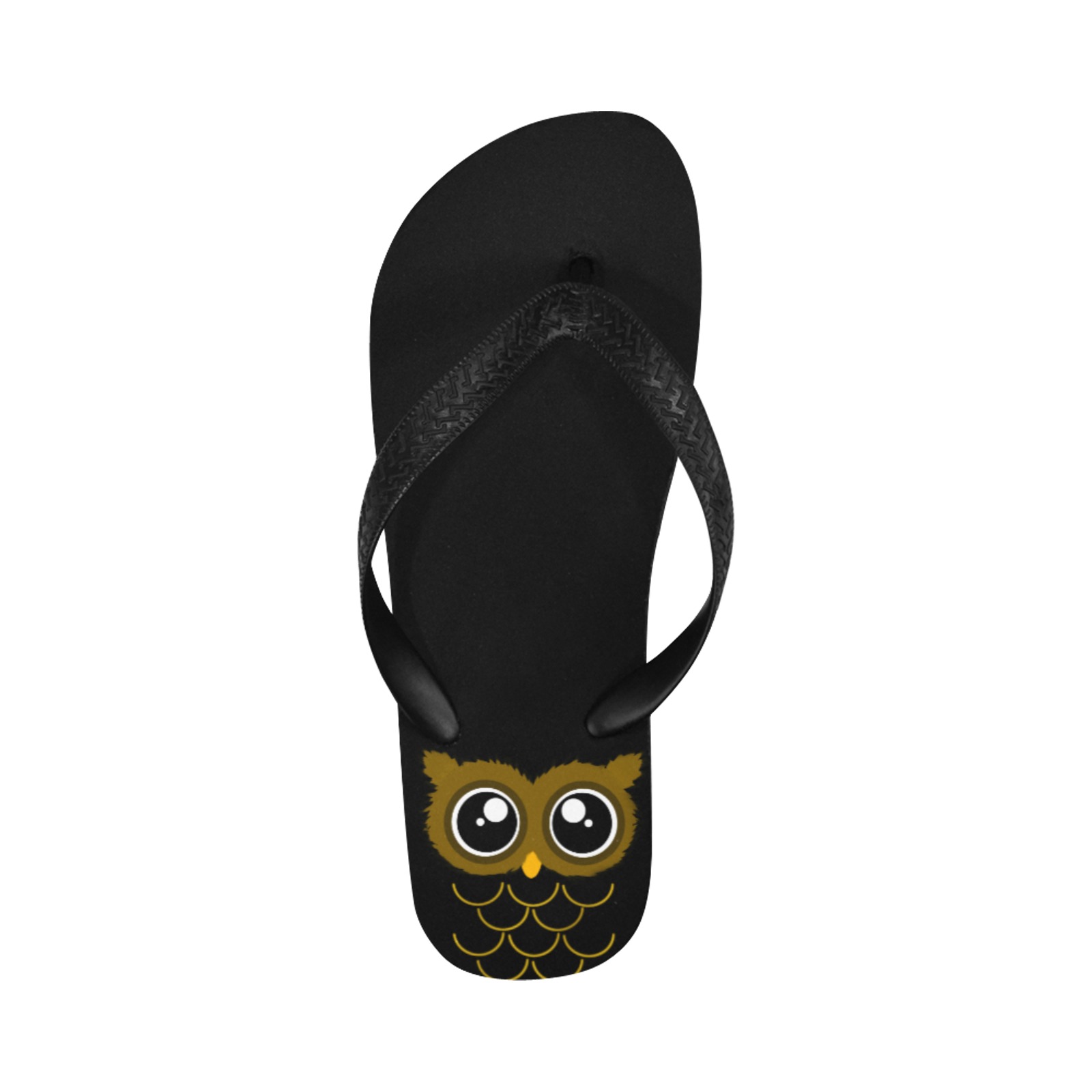Kawaii Owl Flip Flops for Men/Women (Model 040)