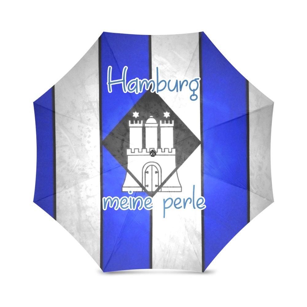 Hamburg meine Perle by Nico Bielow Foldable Umbrella (Model U01)