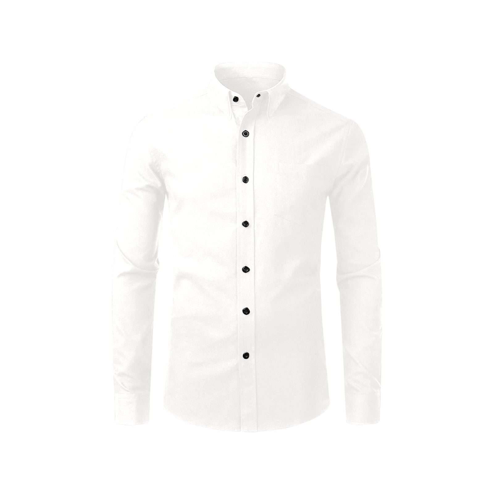 Bright White Collection Men's All Over Print Casual Dress Shirt (Model T61)