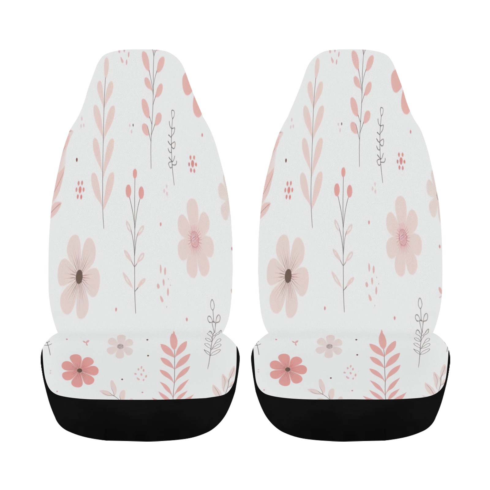 Boho Florals Car Seat Cover Airbag Compatible (Set of 2)