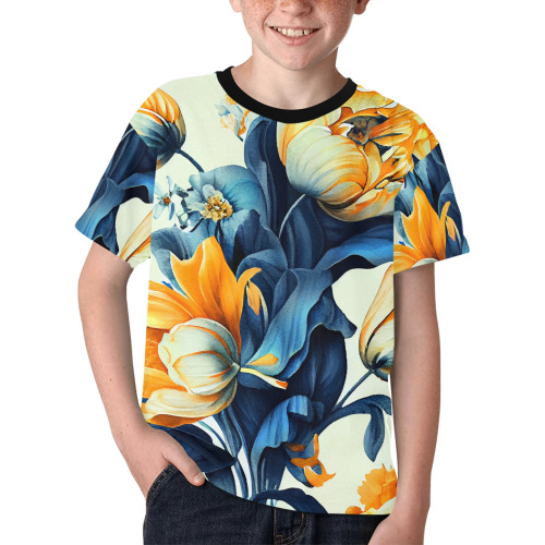 flowers botanic art (2) all over print tshirt Kids' All Over Print T-shirt (Model T65)