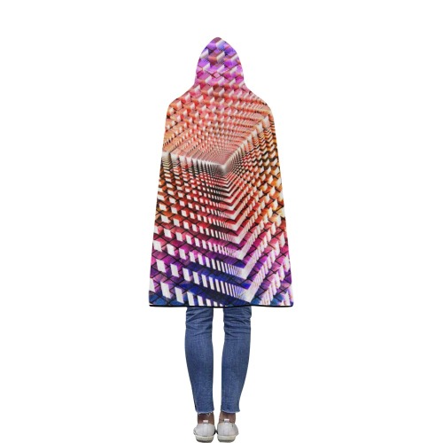 ImpossABLE Endeavors - 3D Art Flannel Hooded Blanket 40''x50''