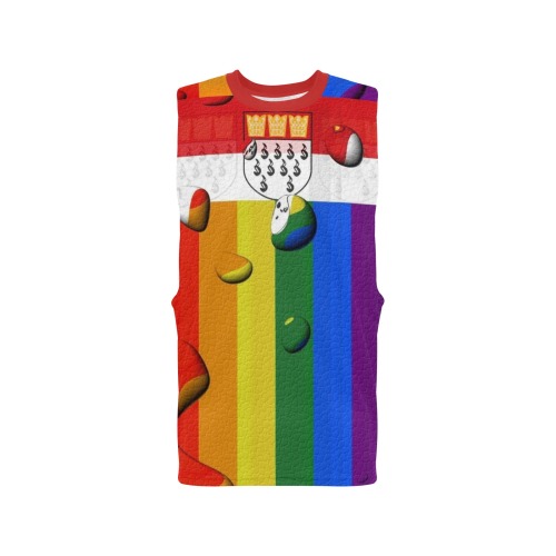 Cologne Pride Flag Pop Art by Nico Bielow Men's Open Sides Workout Tank Top (Model T72)