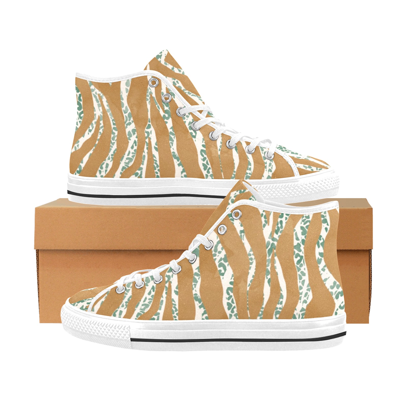 0085-WILD SKIN ANIMAL F Vancouver H Women's Canvas Shoes (1013-1)