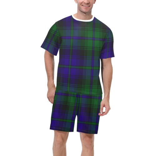 5TH. ROYAL SCOTS OF CANADA TARTAN Men's Short Pajama Set