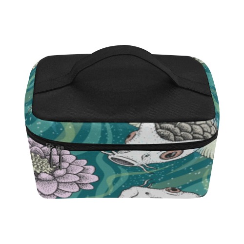 koi Fish Cosmetic Bag/Large (Model 1658)