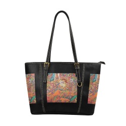 Carousel 2 Leather Tote Bag/Large (Model 1640)