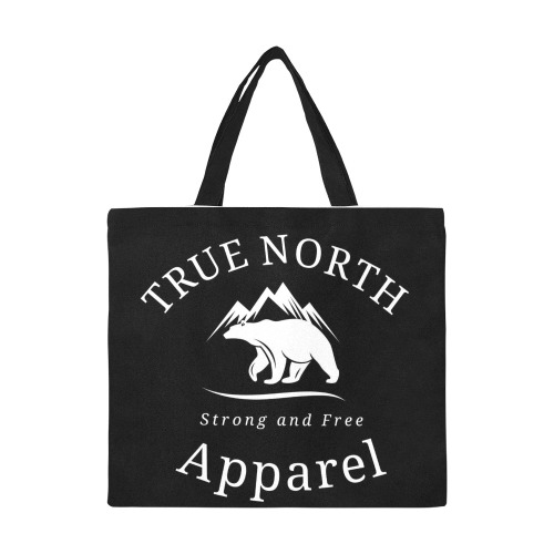 True North Apparel All Over Canvas Tote Bag (Large) All Over Print Canvas Tote Bag/Large (Model 1699)