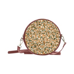 0040-Wild skin animal-58S Round Sling Bag (Model 1647)