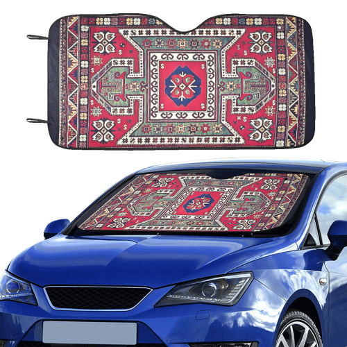 Armenian Folk Art Car Sun Shade 55"x30"