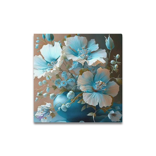 April Showers bring May Flowers Upgraded Canvas Print 16"x16"