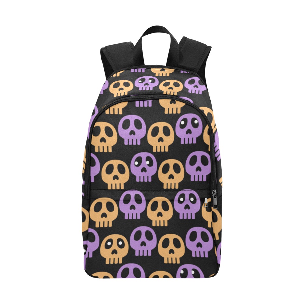 Skulls Fabric Backpack for Adult (Model 1659)